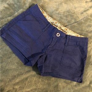 Papaya Navy Jean Shorts